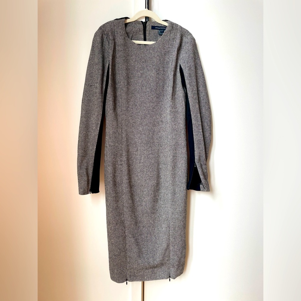 French Connection Fast Dee Tweed Panel Dress size 2